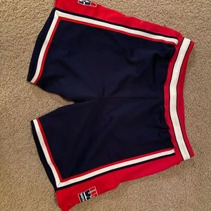 Used authentic Mitchell and ness dream team shorts